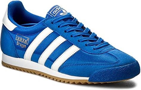 adidas Originals Mens Dragon OG Sneakers/Shoes Blue/White 